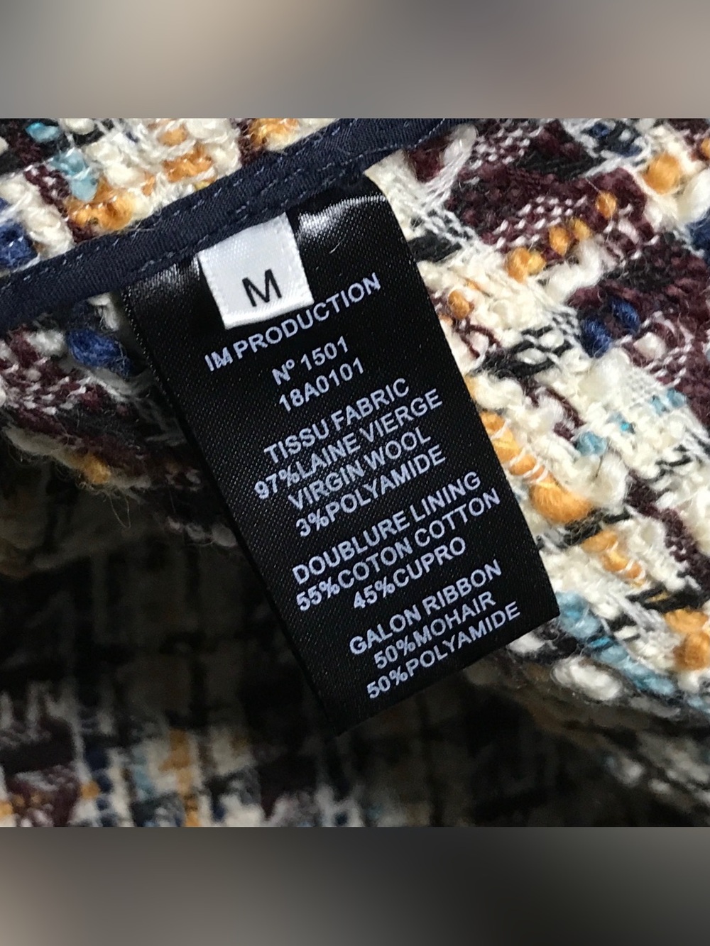 Isabel Marant Virgin Wool Tweed Pattern Jacket - Picture 4 of 10